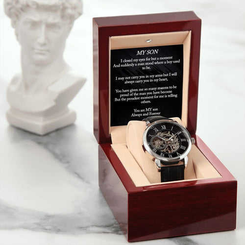 A Beautiful Watch With A Beautiful Message For Your Son At Xmas - Bon-ito