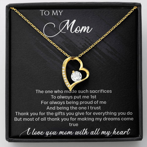 Your Mom Will Fall In Love With This Beautiful Forever Love Necklace - Bon-ito